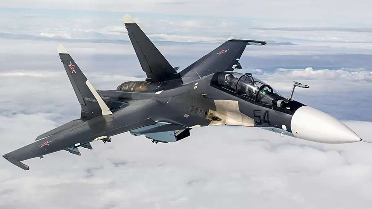 Tragedi Dua Jet Su-35 Rusia Tabrakan 1 Pilot Tewas