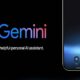 Canggih! Begini Cara Kerja fitur minimize Gemini AI untuk Multitasking 54 Logo Gemini dengan teks A truly helpful personal AI assistant dan tampilan antarmuka asisten suara pada layar ponsel