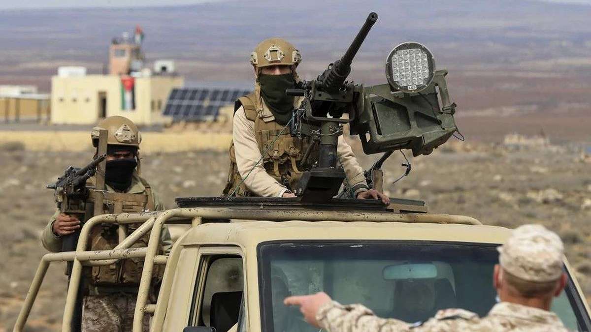 Pertahanan udara Yordania sukses merontokkan 18 rudal balistik Iran yang mengincar pangkalan tentara Amerika Serikat di Al Azraq.